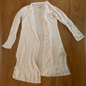 White Rachel Zoe Cardigan